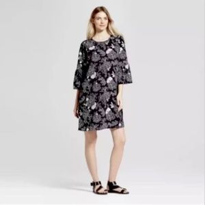 Isabel Maternity Bell Sleeve Floral Shift Dress